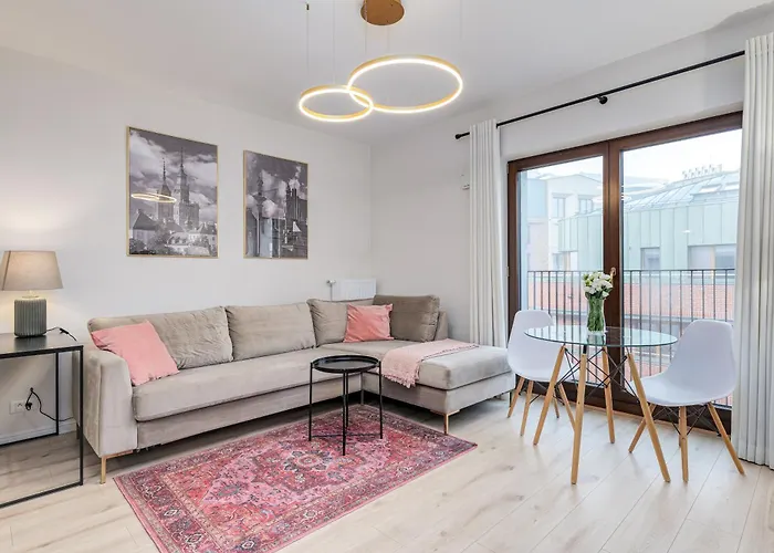 Perfect Location - Modern Riverside Apartament Warszawa